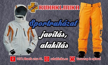 Téli sportruházat javítás, alakítás